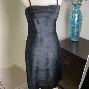Whbm black evening dress